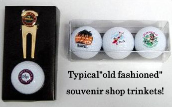 Typical old fashioned souvenir shop trinkets!
